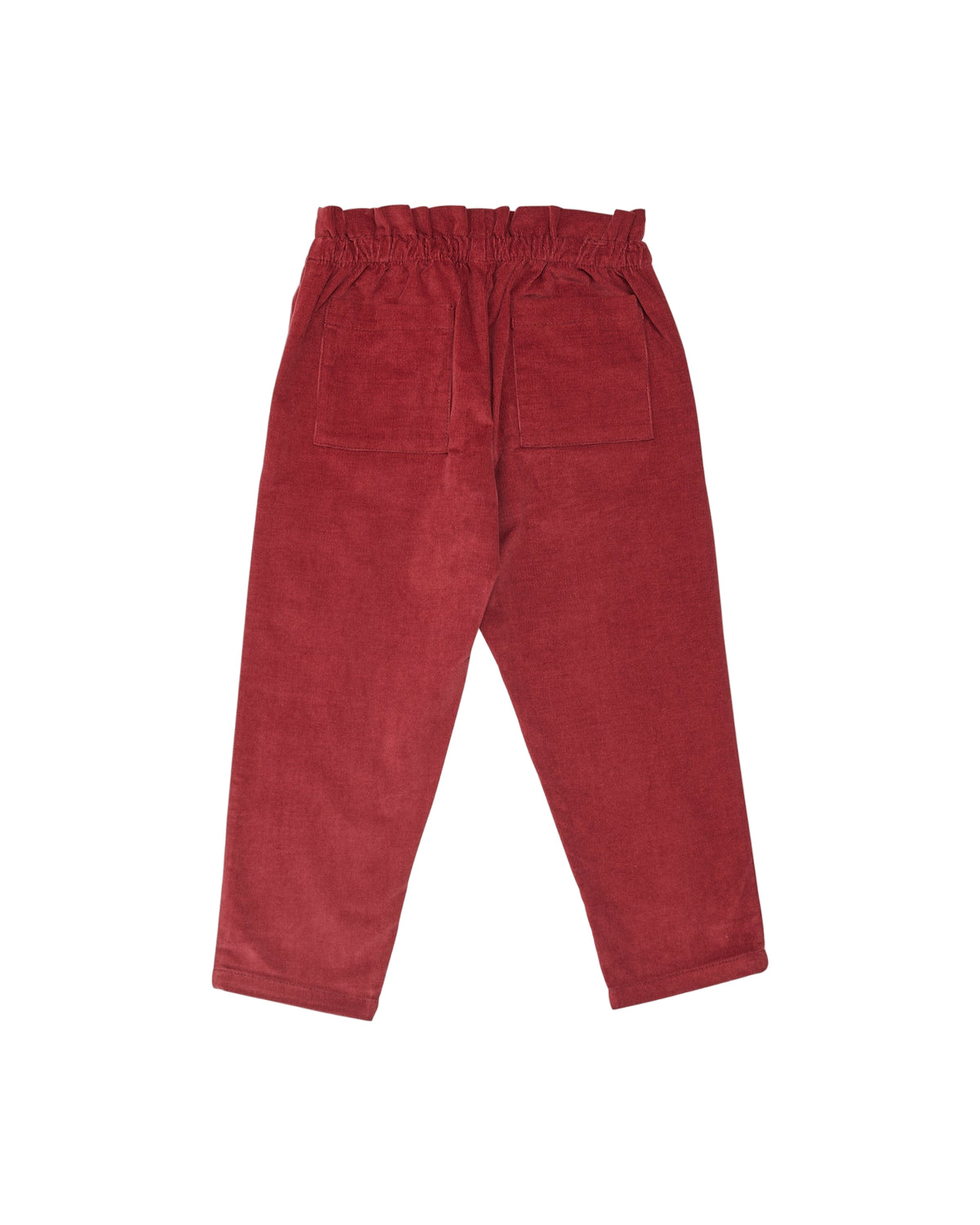 celeste trousers red corduroy