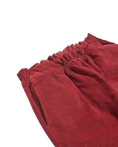 celeste trousers red corduroy
