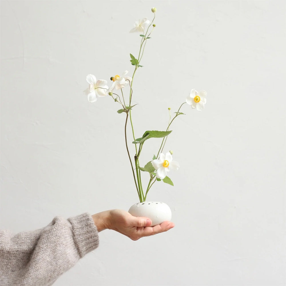 Ceramic Flower Frog