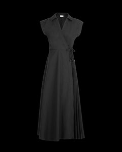 Midi Shivon Dress in Black