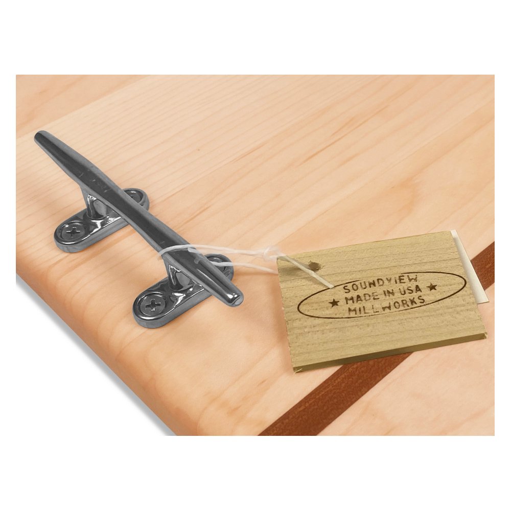Nautical Cleat Double Handle Charcuterie Board