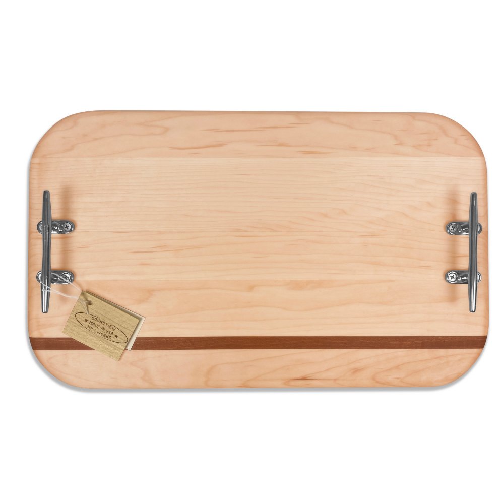 Nautical Cleat Double Handle Charcuterie Board
