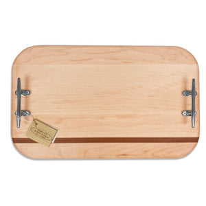 Nautical Cleat Double Handle Charcuterie Board
