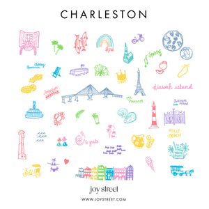 Joy Street Charleston Print Card