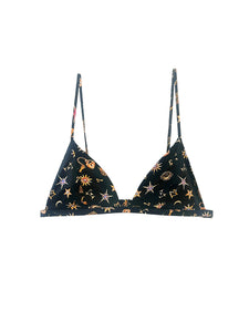 Luxe Triangle Bra in Charm Print