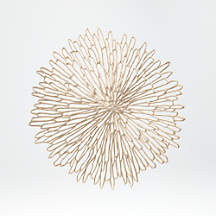 Chilewich ® Bloom Champagne Gilded Vinyl Placemat