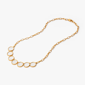 Christina Multi-Bezel Necklace