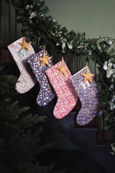 Coco & Wolf Christmas Stocking made with Liberty Fabric | Betsy