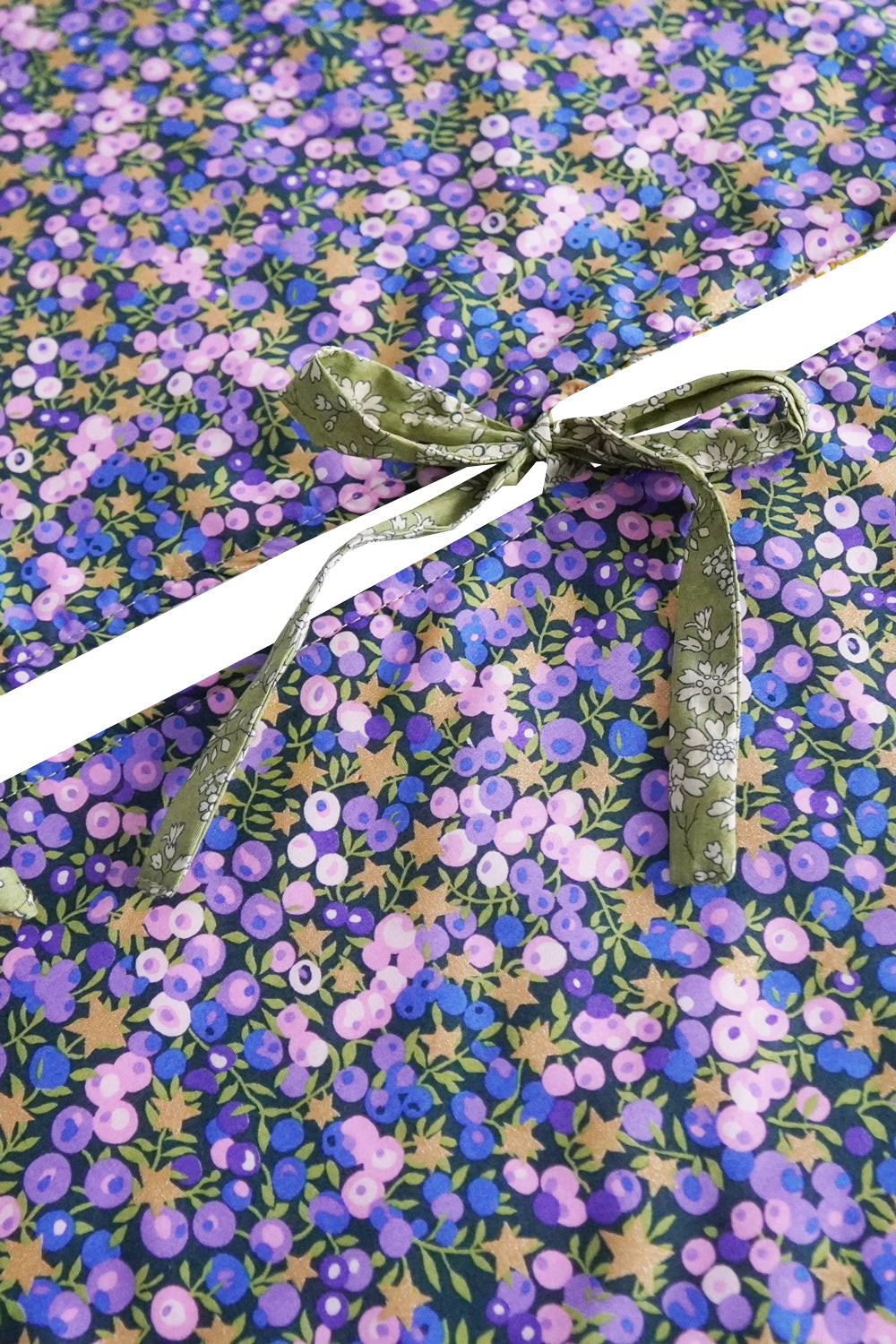 Christmas Tree Skirt Made With Liberty Fabric in Wiltshire Star