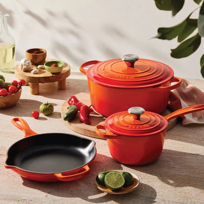 Cast Iron 5-Piece Cookware Set - Flame