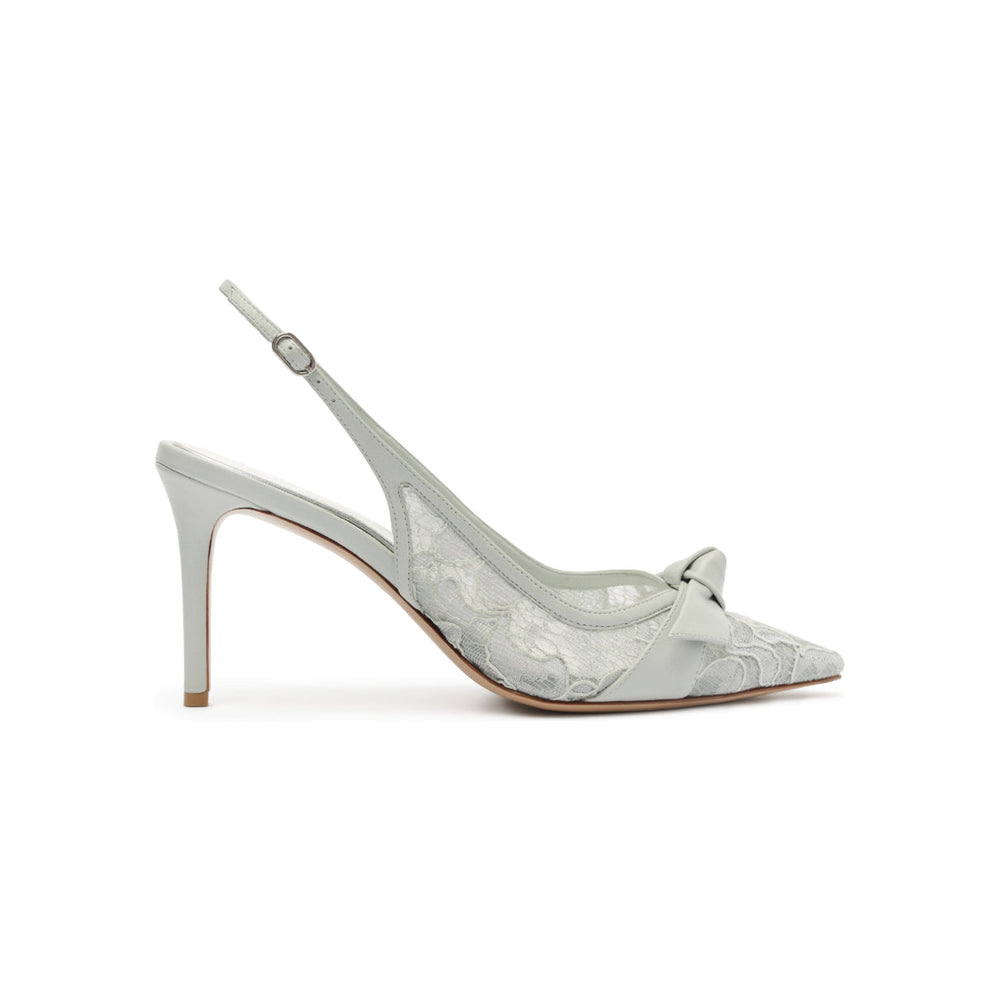 Clarita Bridal Classic Slingback 85 Icecle - 8in centered