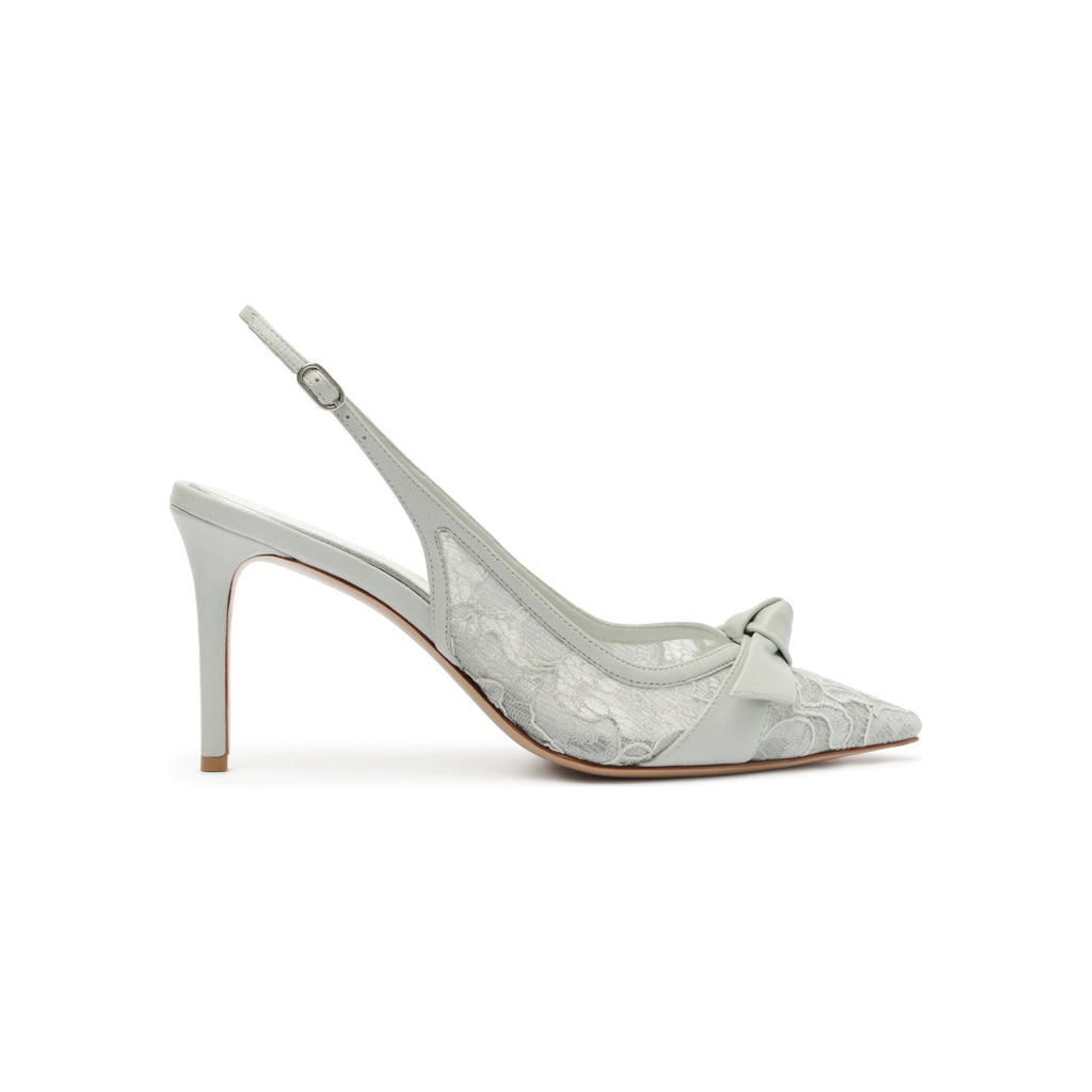 Clarita Bridal Classic Slingback 85 Icecle - 8in centered