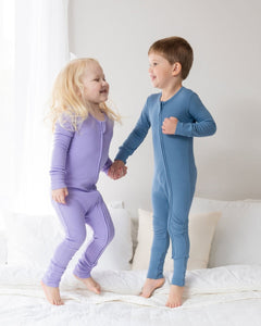 Bamboo Romper for Baby in Lavender