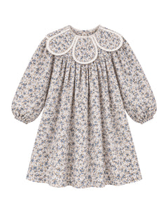 Clementine Dress in Cream Floral