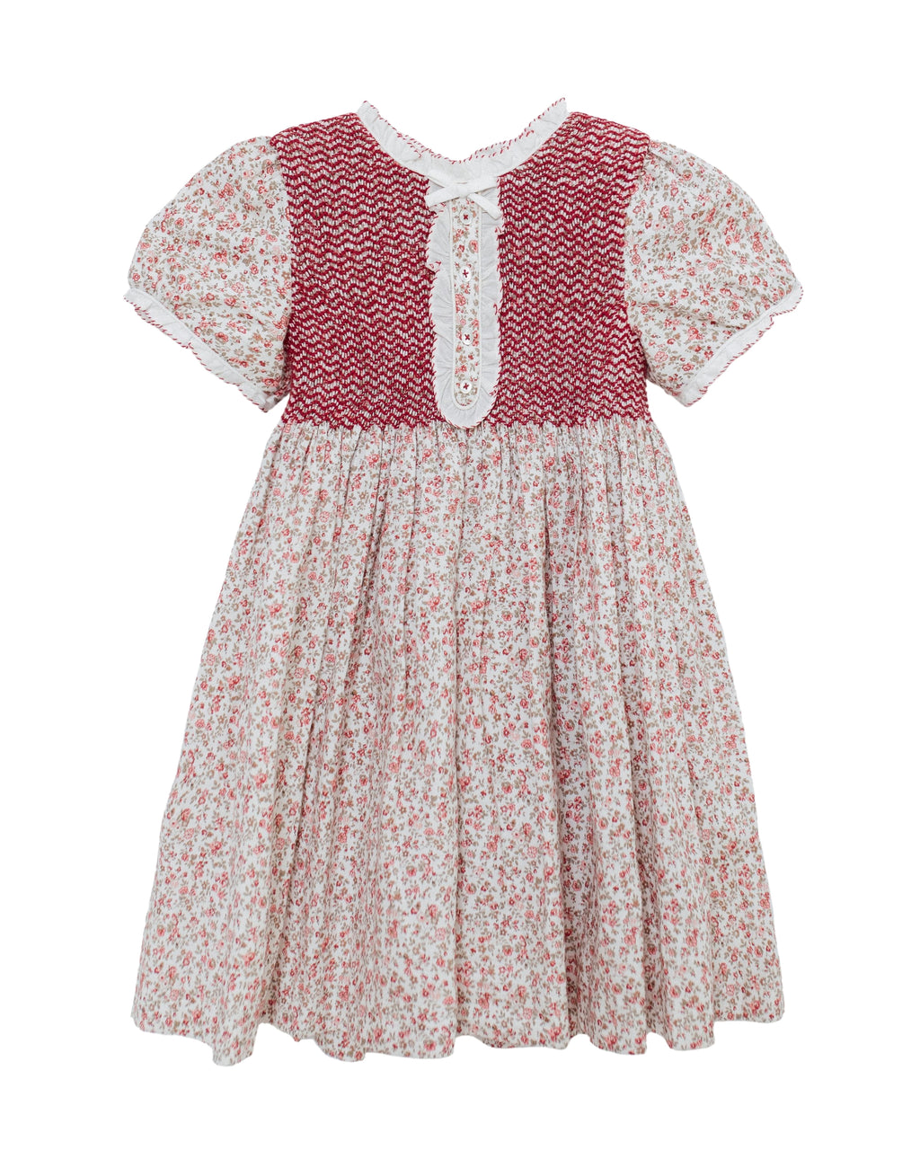 Clotilde Dress in Red Floral