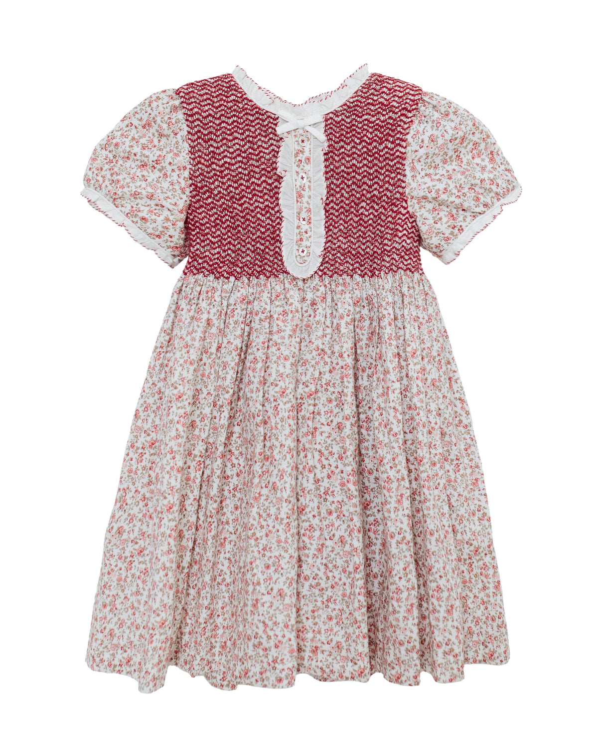 Clotilde Dress in Red Floral