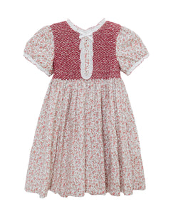 Clotilde Dress in Red Floral