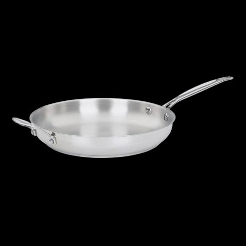 Chef's Classic® Stainless 12'' Skillet with Helper Handle in Stainless Steel