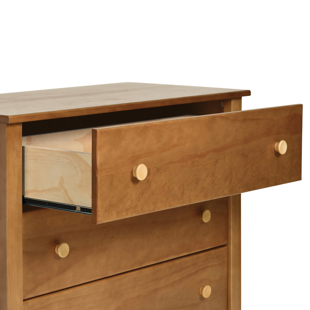 Sprout 3-Drawer Compact Changer Dresser with Removable Changing Tray (42") in Chestnut & Natural