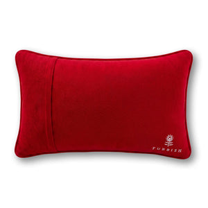 Control Freak Needlepoint Pillow - velvet back