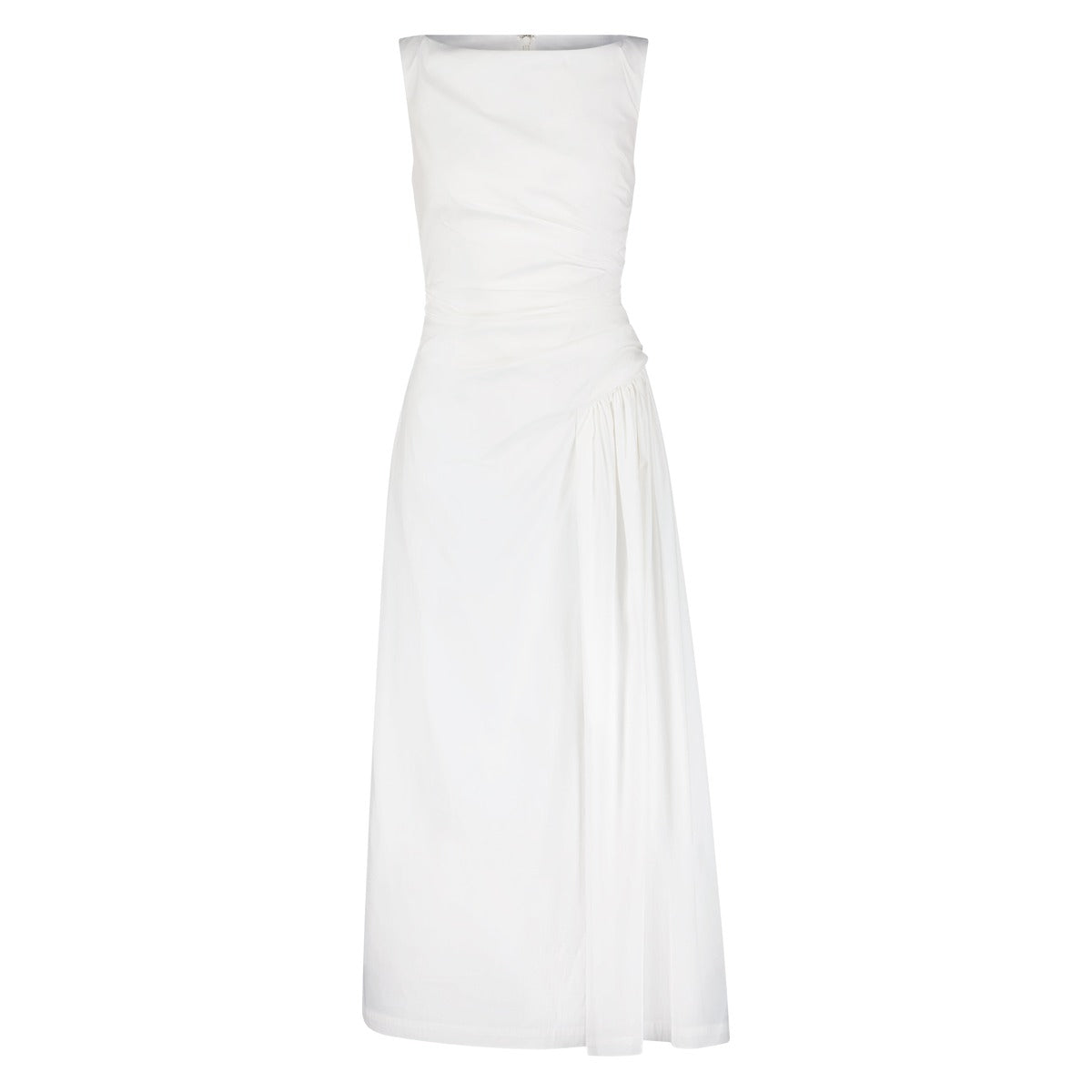 cotton-poplin-asymmetrical-flounce-dress-in-white
