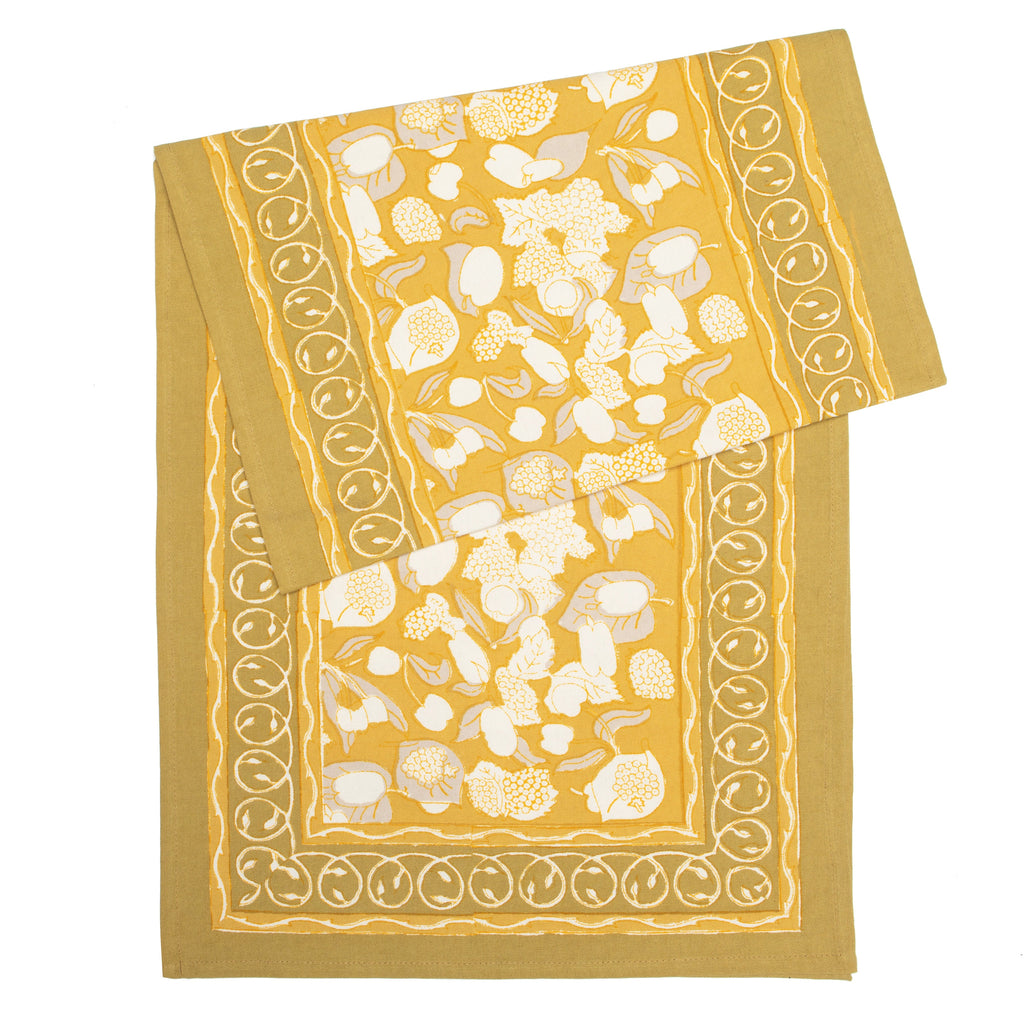 Forest Harvest Runner Grey & Mustard