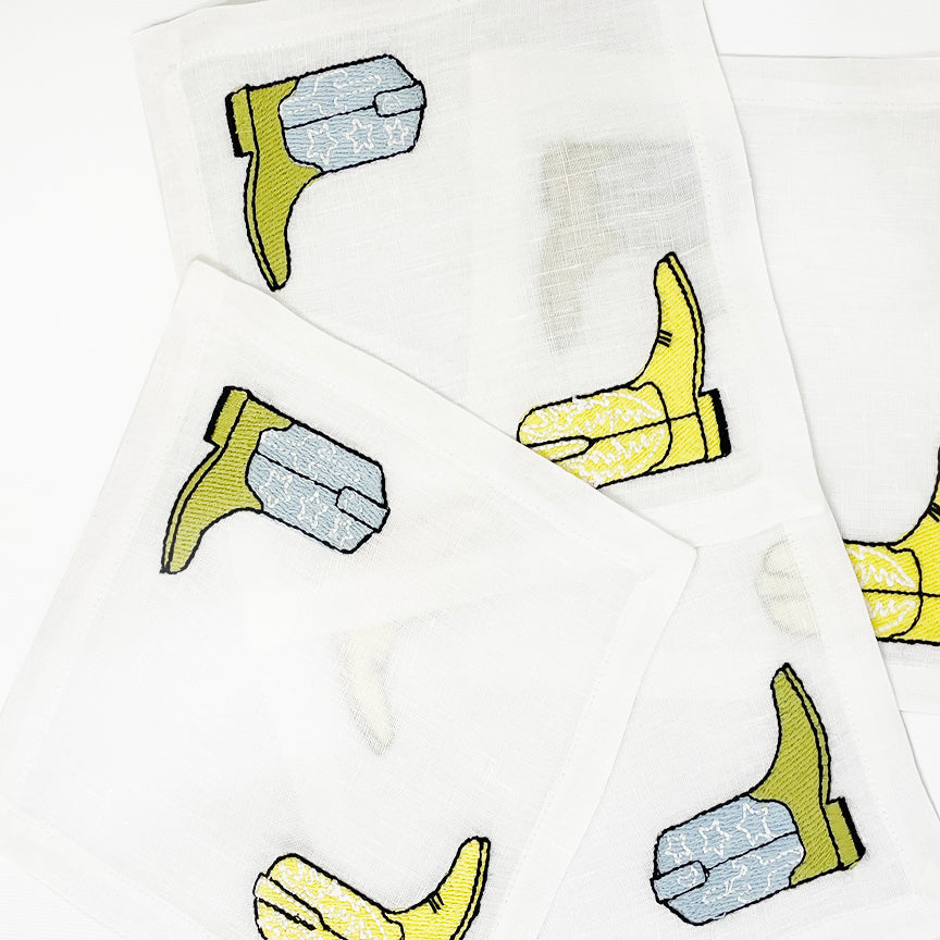 Cowboy Boot Cocktail Napkins