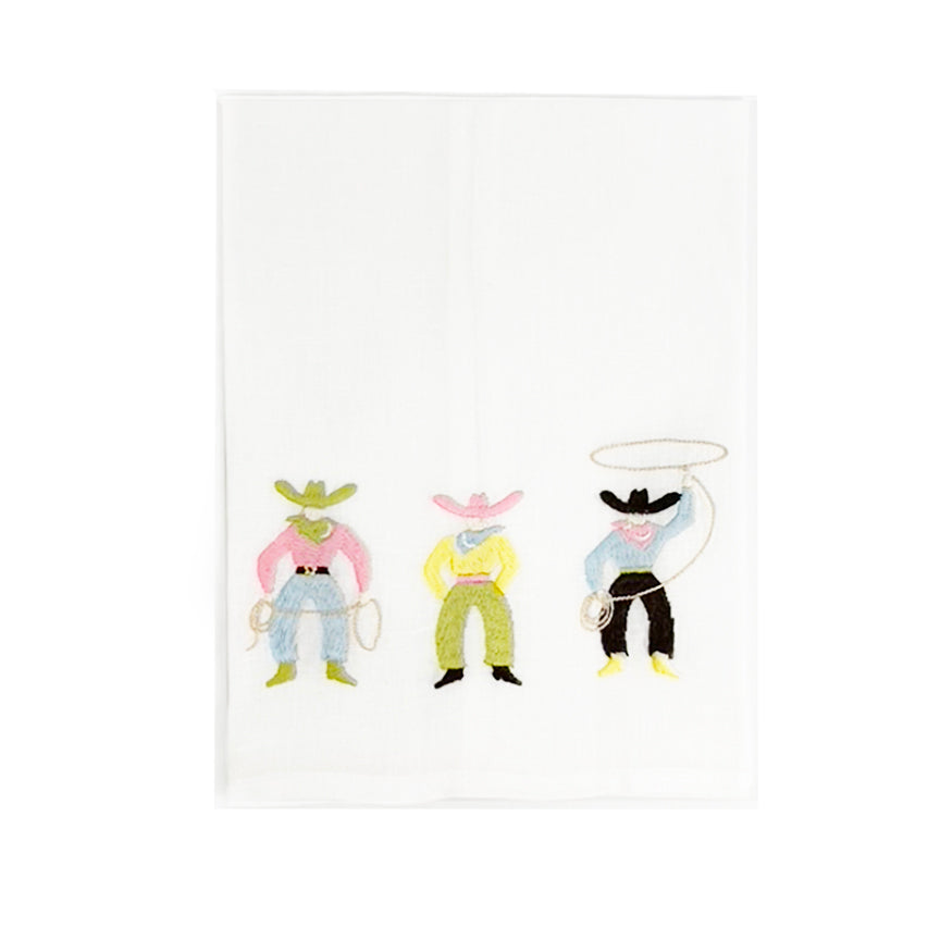 Cowboy Tea Towel