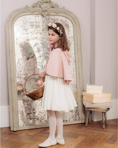 Crepe De Chine Cape Pink for girl