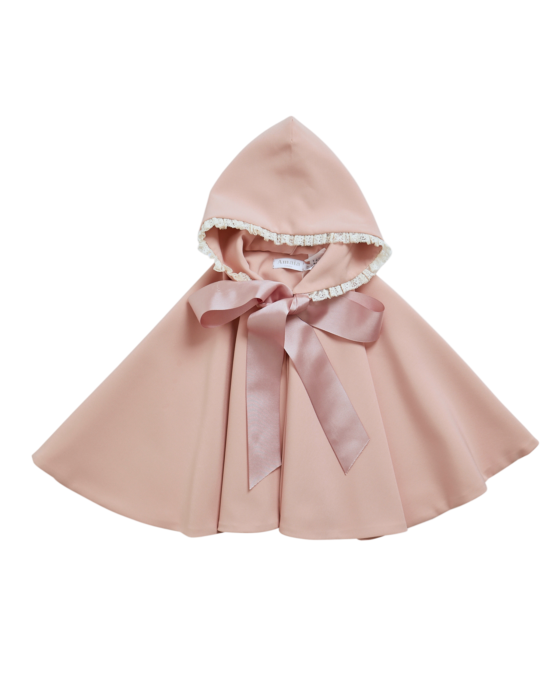 Crepe De Chine Cape Pink for girl