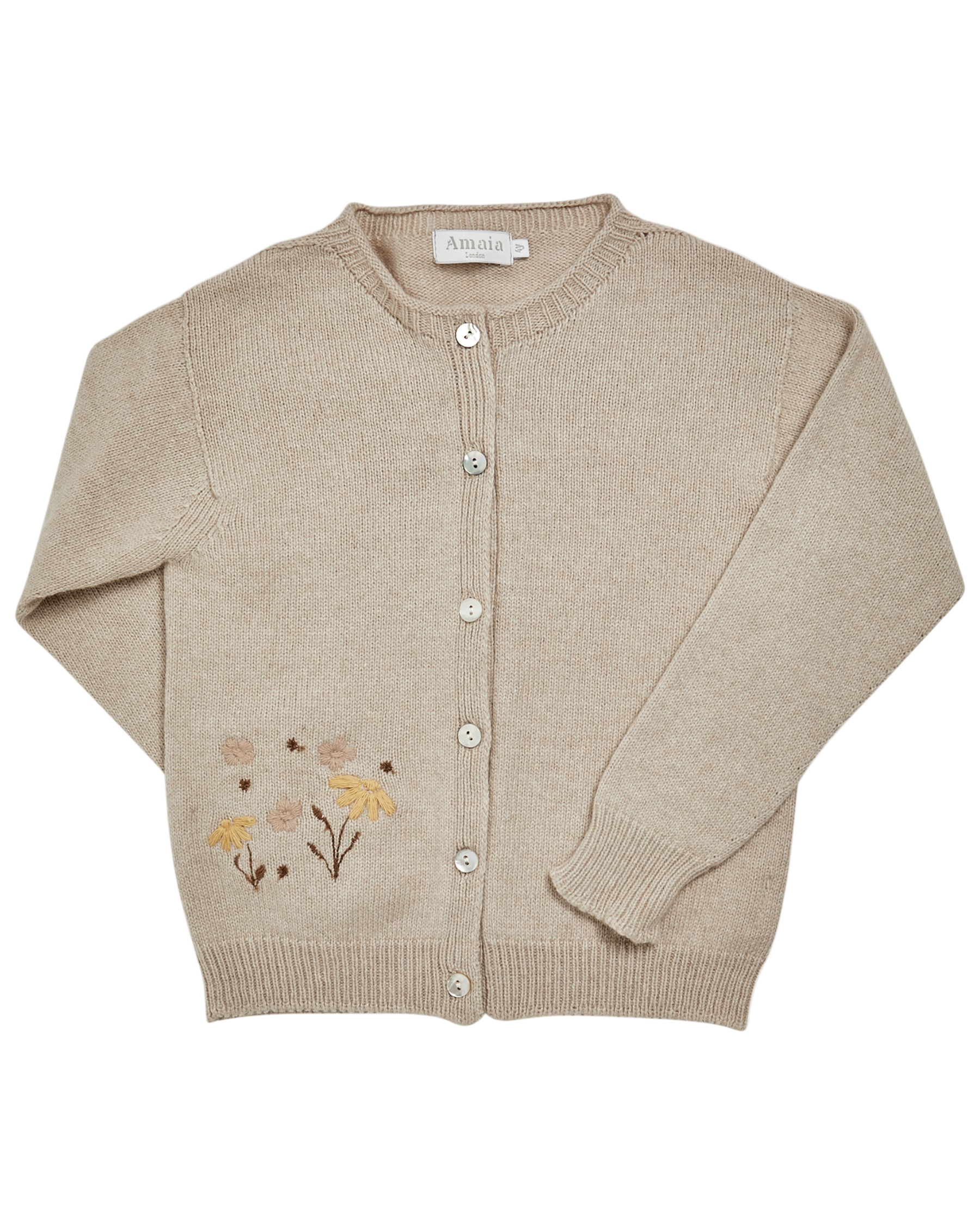 Cressida Cardigan in Beige