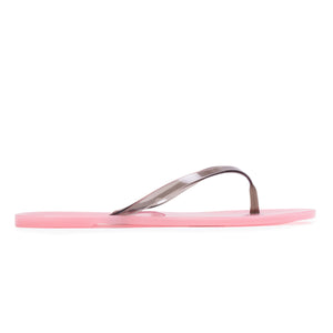Crystal Sandal in Bubblegum/Black PVC