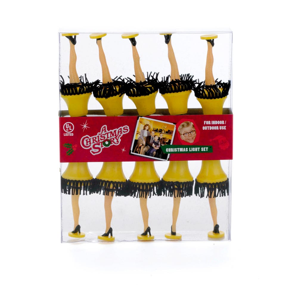 A Christmas Story Leg Lamp Light Set
