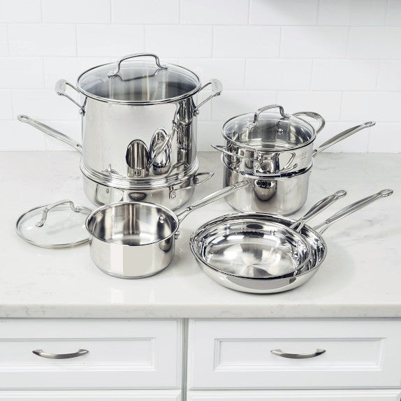 Cuisinart Chef's Classic Stainless Steel 11-Piece Cookware Set