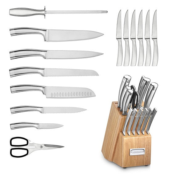 Cuisinart V-Edge Knives, Set of 15