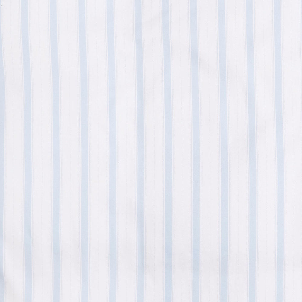 Swatch of the Coastal Stripes Print in Blue