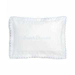 Picnic Gingham Toddler Pillow Blue