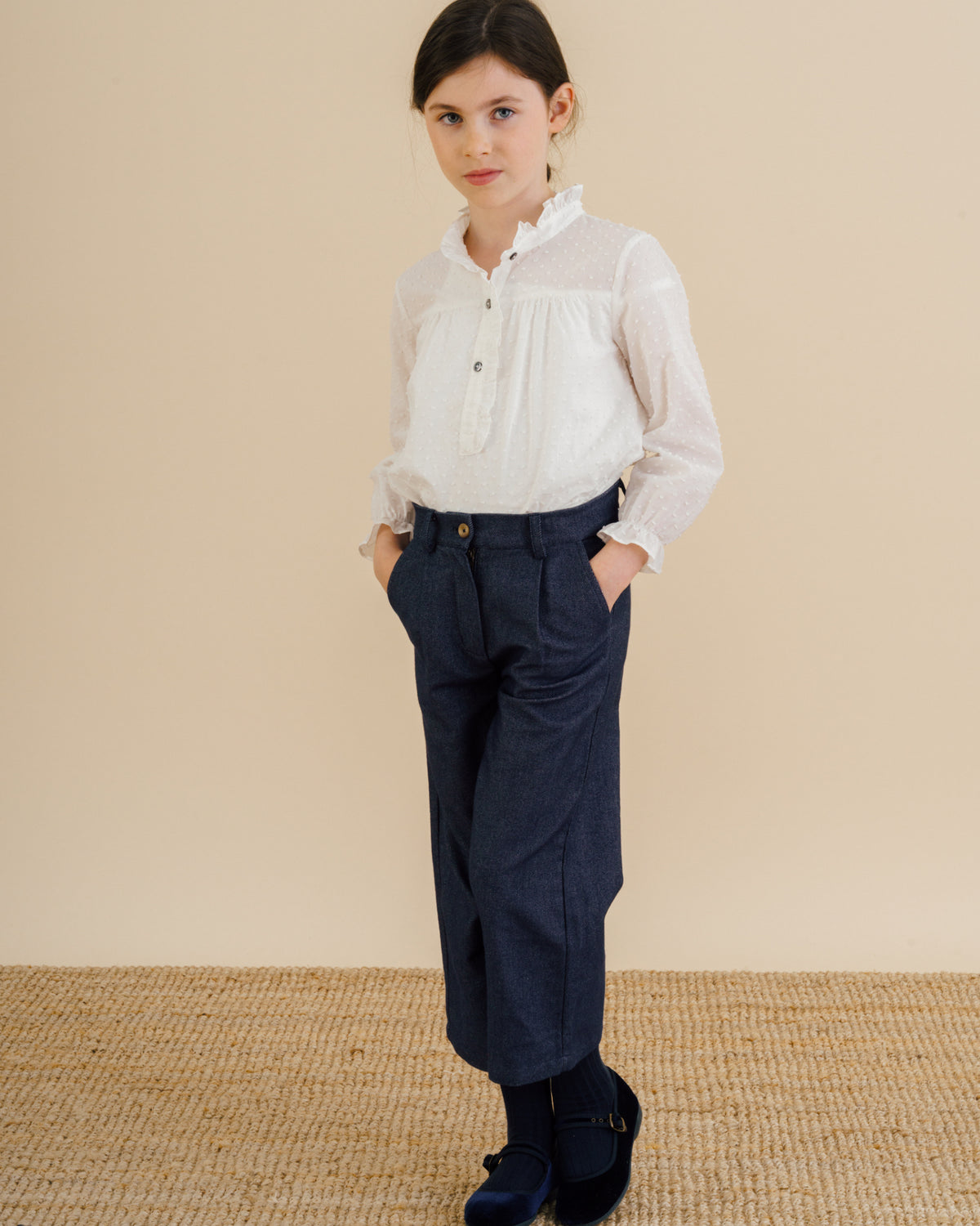 Cyrilla Trousers Navy Twill