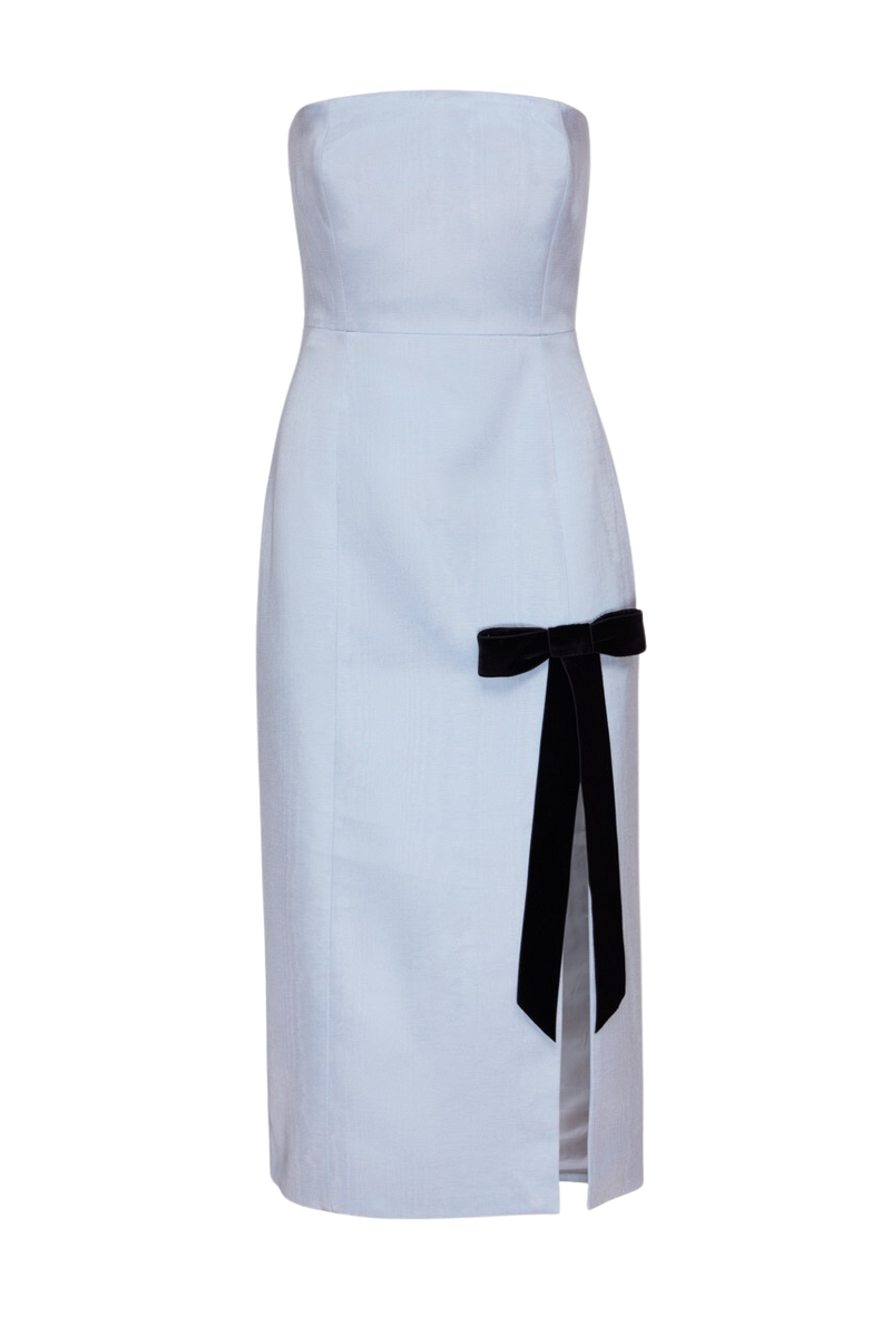 Sierra Dress in Blue Moire