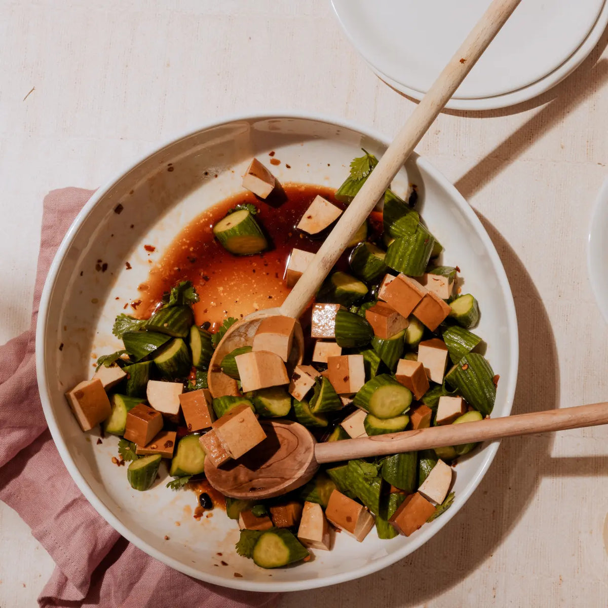 Serving Bowl in White