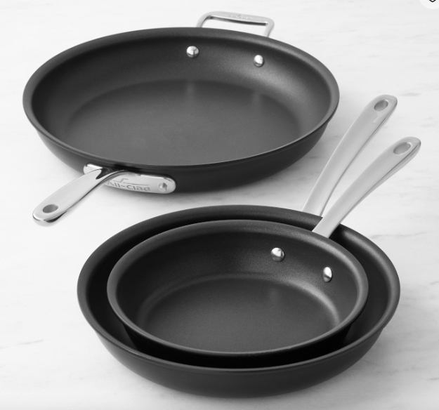 All-Clad NS Pro™ Nonstick 3-Piece Fry Pan Set