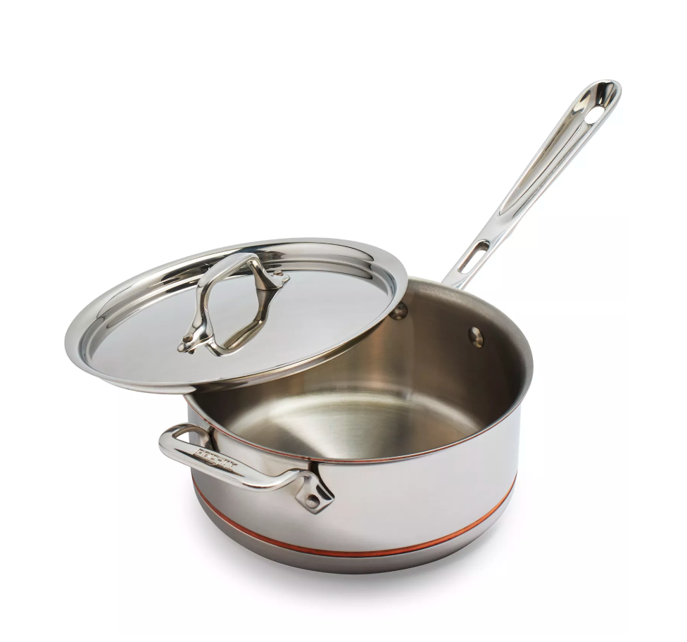 All-Clad 3-qt Copper Core Saucepan with Lid