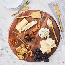 Black Walnut Round Cheese Board