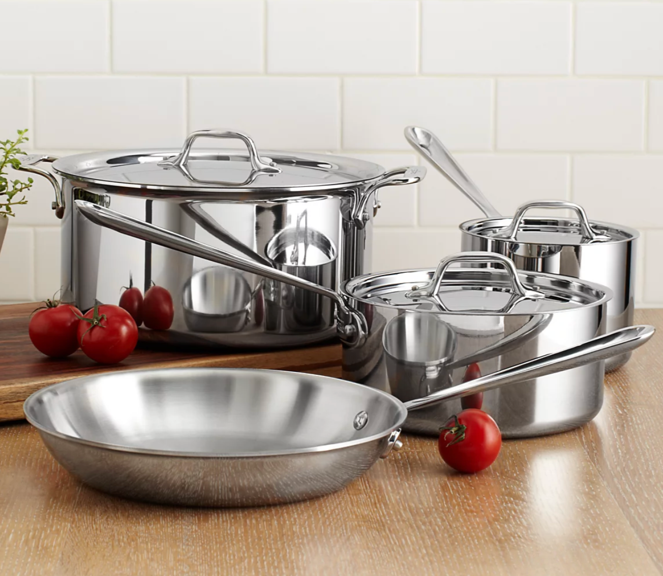D3 Stainless Steel 7-Piece Cookware Set