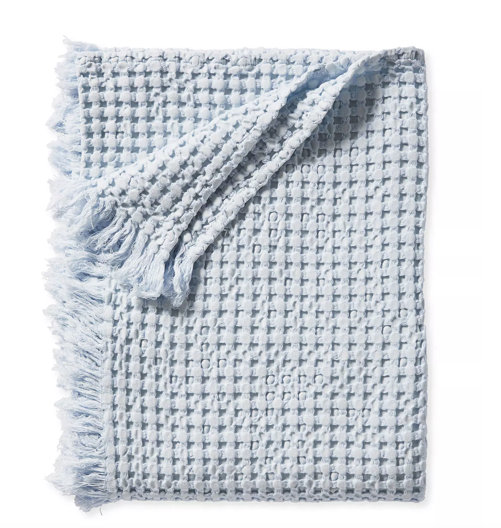 Beachcomber Cotton Throw (Color - Sky)
