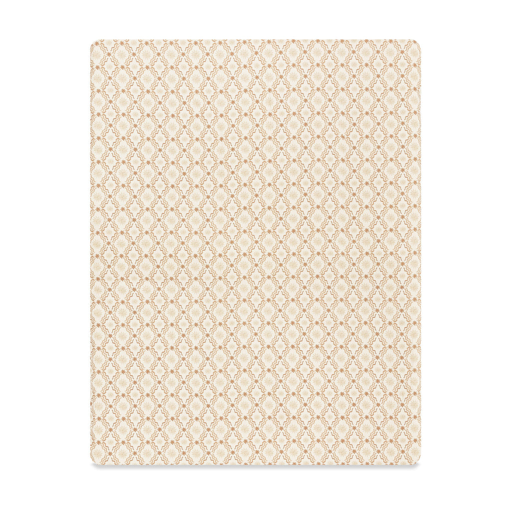 All-Stages® Midi Crib Sheet in GOTS Certified Organic Brushed Cotton by Nate Berkus in Autumn Star