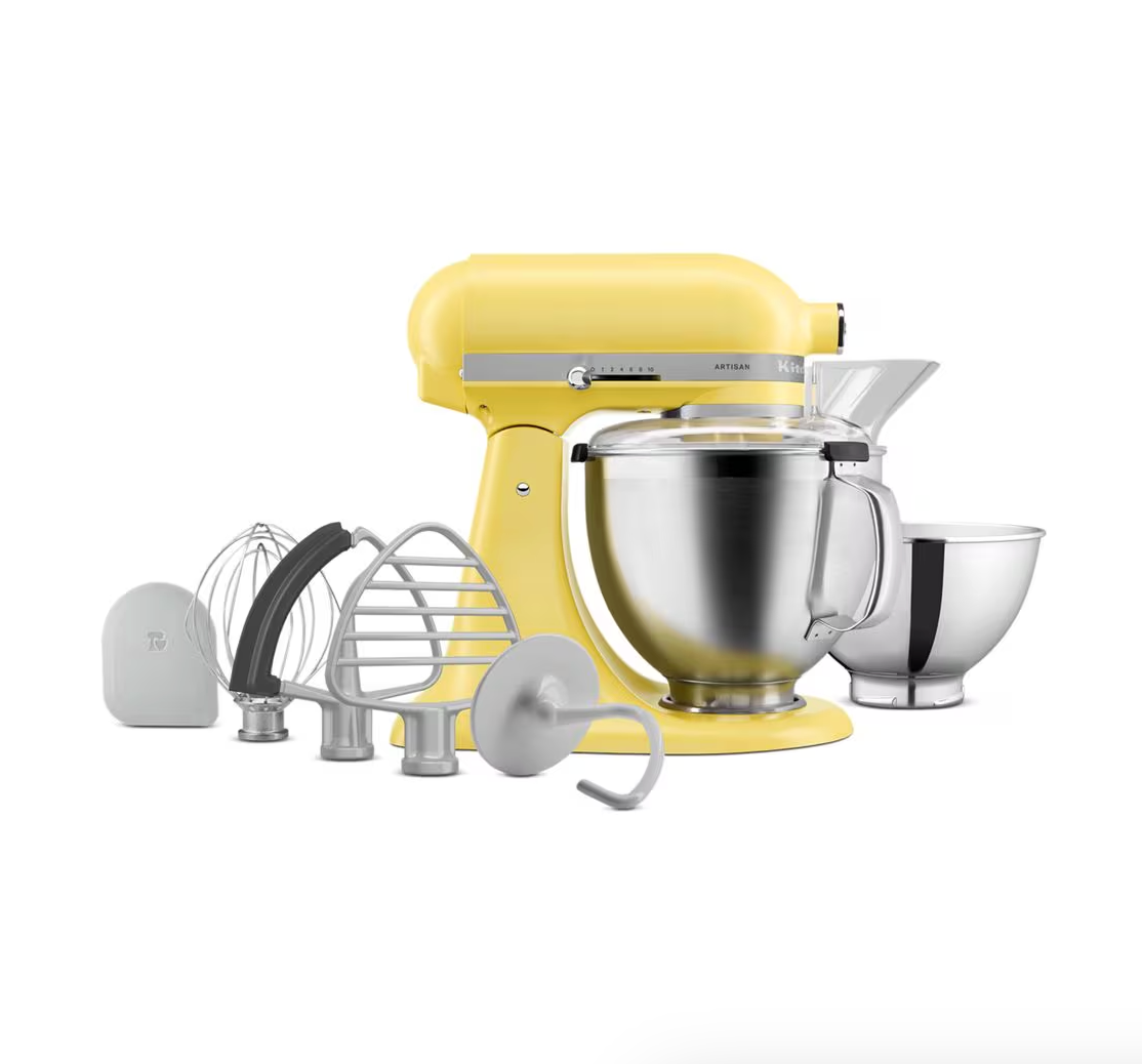 Butter Yellow Stand Mixer