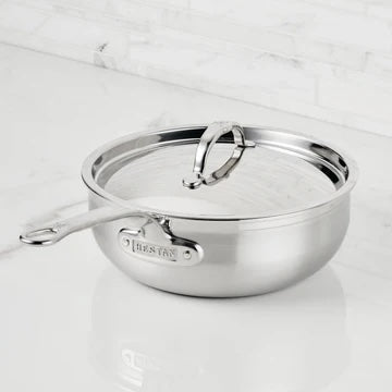 3.5qt Stainless Steel Essential Pans with Lid