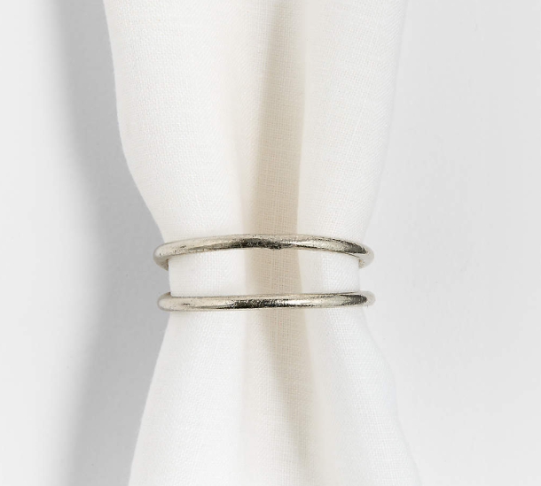 Aria Silver Napkin Ring