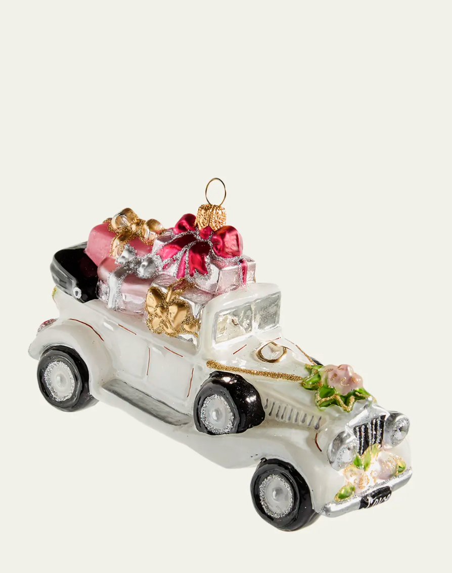 Bergdorf GoodmanJust Married Car Ornament